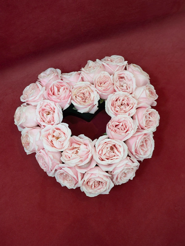 Love Shape Pink Rose
