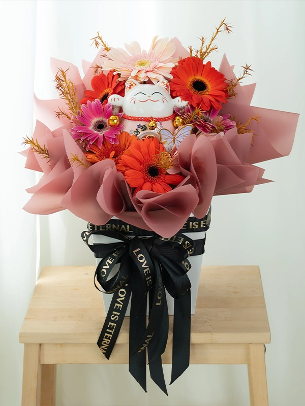 Maneki Neko Flower Box