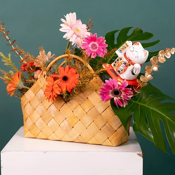 Opening Flower Basket