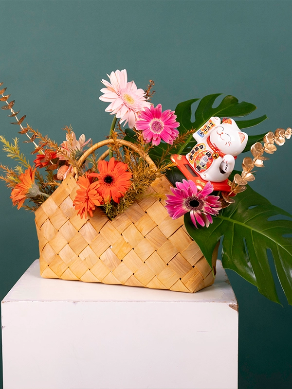 Opening Flower Basket